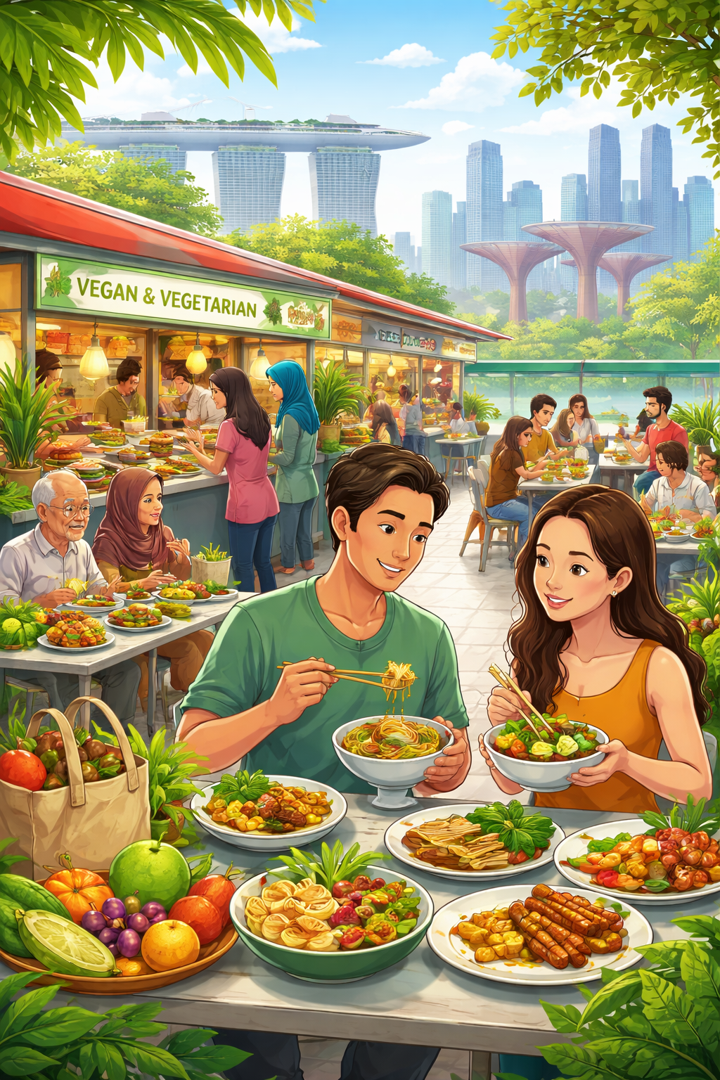 The Growth of Vegan and Vegetarian Movements in Singapore: A Healthier and Greener Future