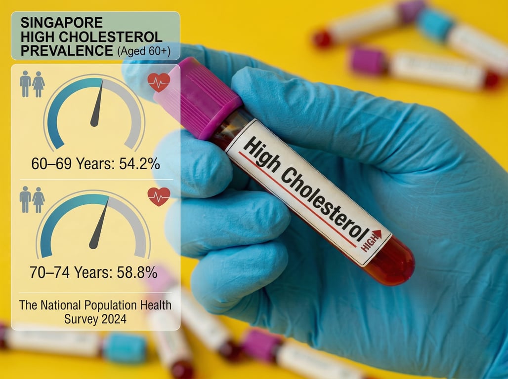 Over Half of Singaporeans Aged 60–74 Have High Cholesterol: Tips for Better Cholesterol Management