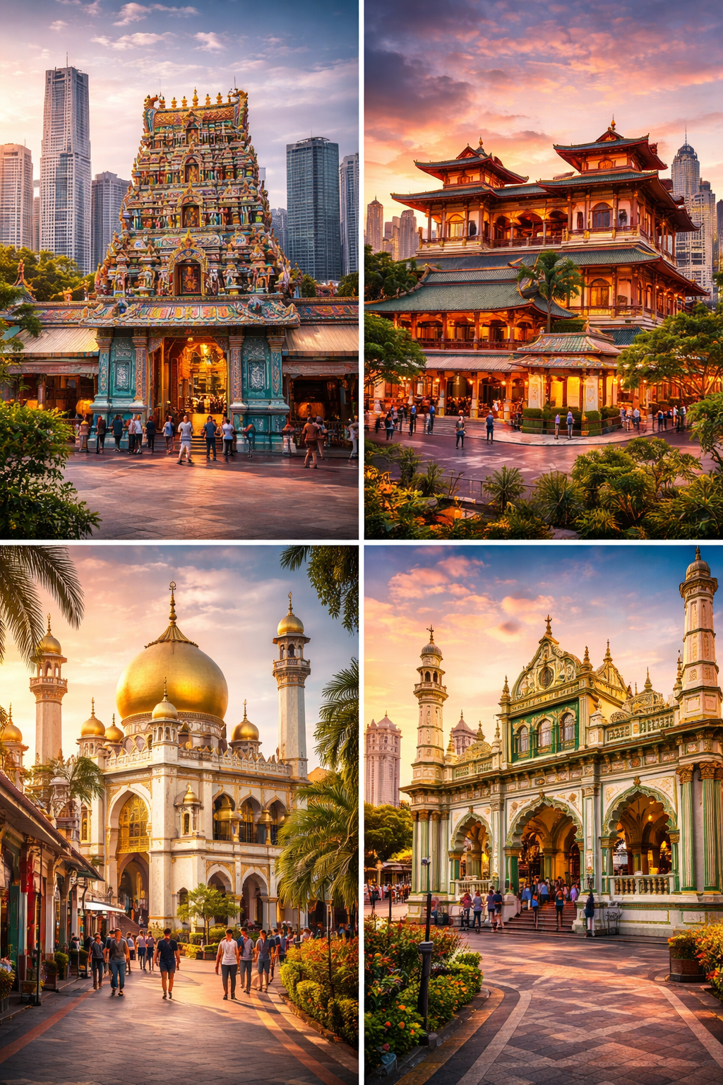 A Journey Through Singapore’s Sacred Temples and Mosques