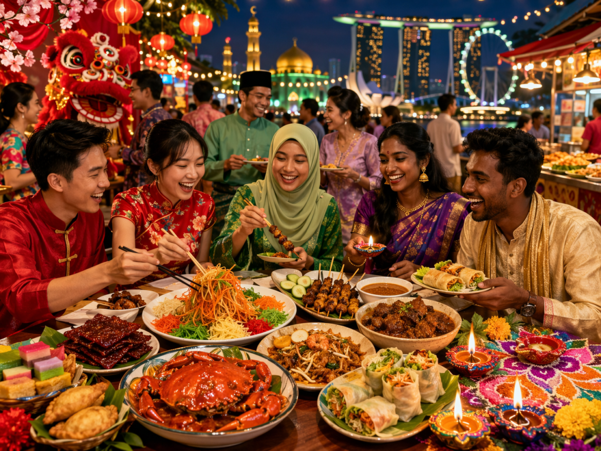 Exploring Singapore’s Festivals Through Its Rich Culinary Landscape