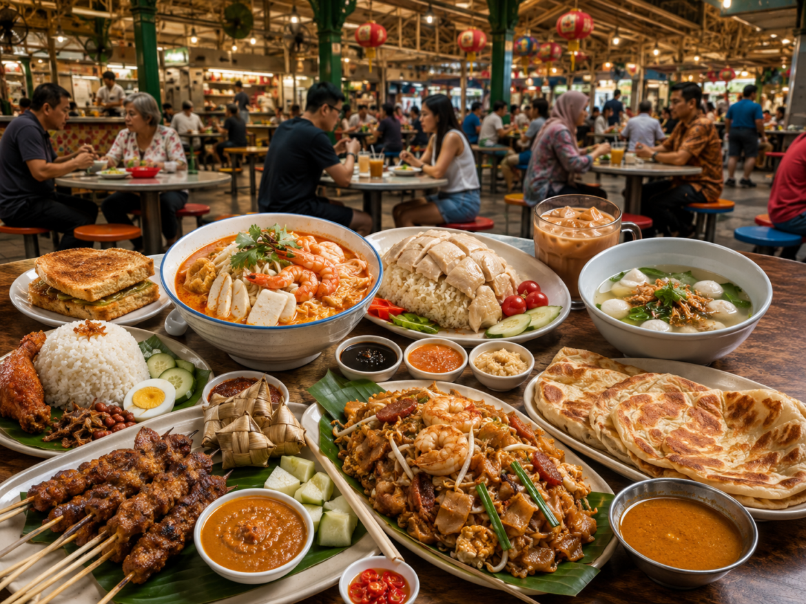 Singapore Street Food Guide: From Smoky Satay to Rich Laksa