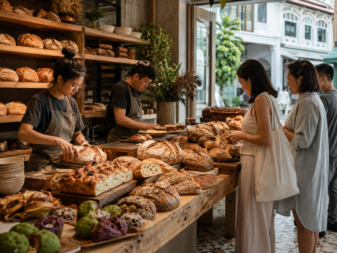 Gut-Friendly Sourdough, Plant-Based Butter, and Lower-Sugar Cakes: Singapore’s Premium Health-Focused Bakery Boom in 2026