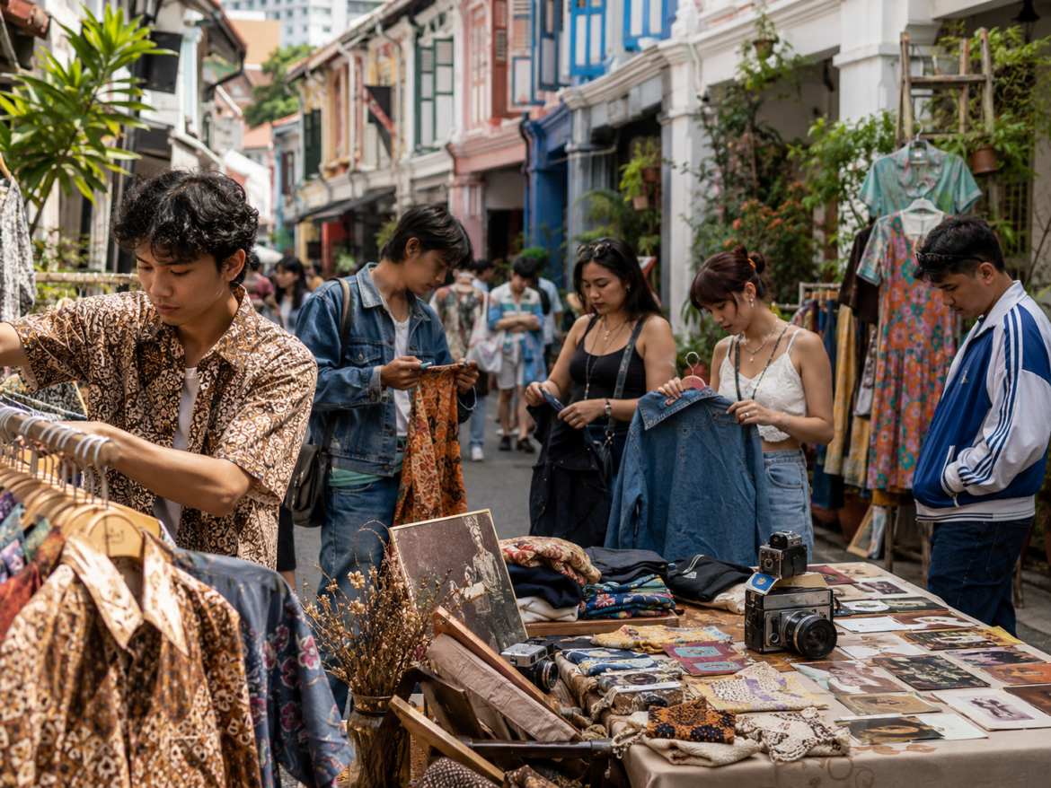 Y2K, 90s Minimalism and Local Labels: The Vintage Trends Redefining Singapore Street Style in 2026