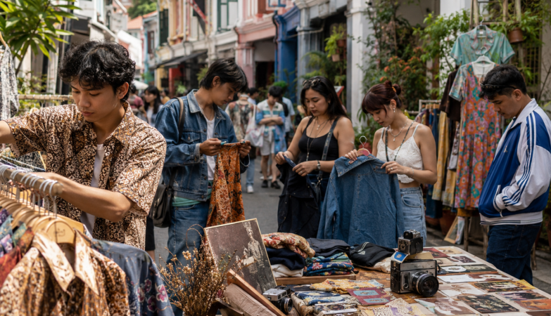 Y2K, 90s Minimalism and Local Labels: The Vintage Trends Redefining Singapore Street Style in 2026